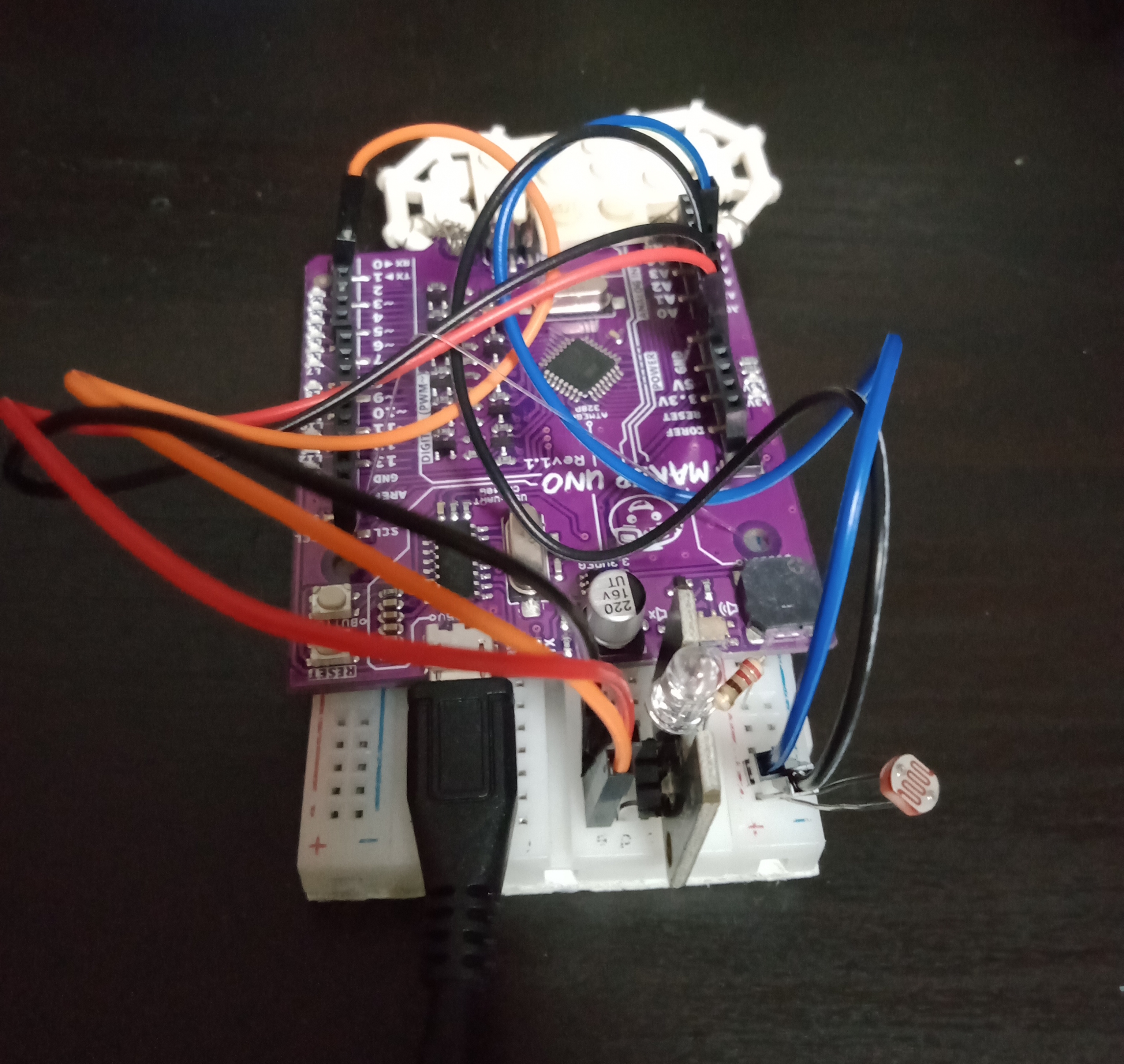 Picture of the IR blaster setup