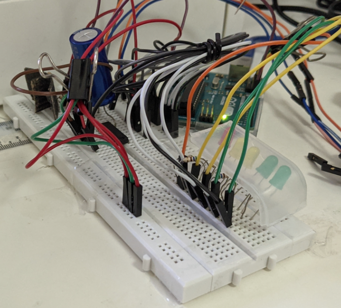 Image of setup in operation